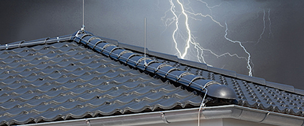 Äußerer Blitzschutz bei Elektroinstallation Maas in Zeitz