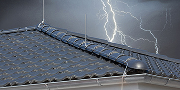 Äußerer Blitzschutz bei Elektroinstallation Maas in Zeitz