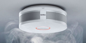 Gira Rauchwarnmelder bei Elektroinstallation Maas in Zeitz